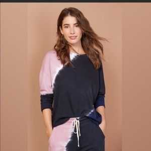 Sundry Tie Dye Sweatshirt and Jogger Pants - Set
